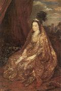 Portrat der Elisabeth oder Theresia Shirley in orientalischer Kleidung Anthony Van Dyck